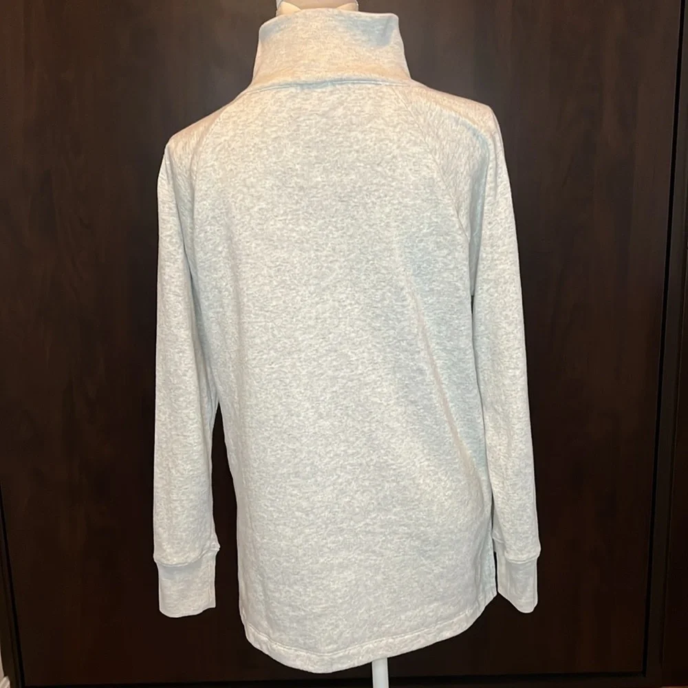 J. Crew Button Collar Sweatshirt